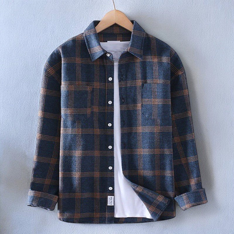 Men's Classic Checkered Shirt for Casual Wear