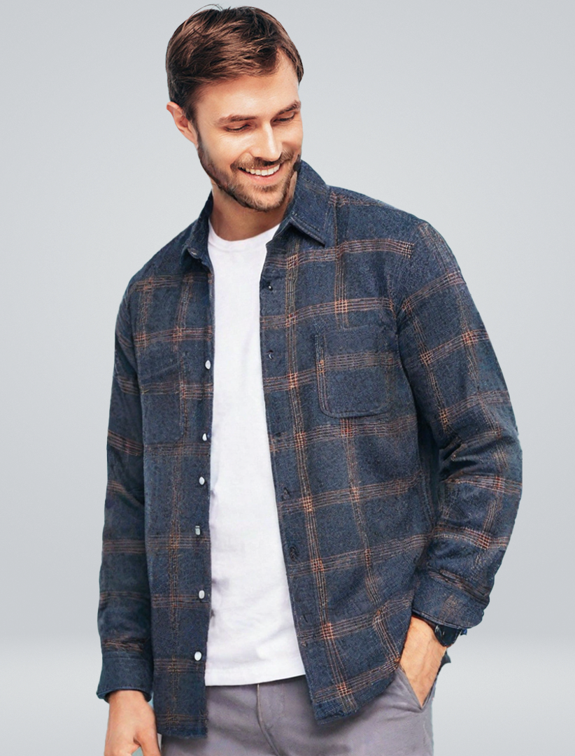 Men's Classic Checkered Shirt for Casual Wear