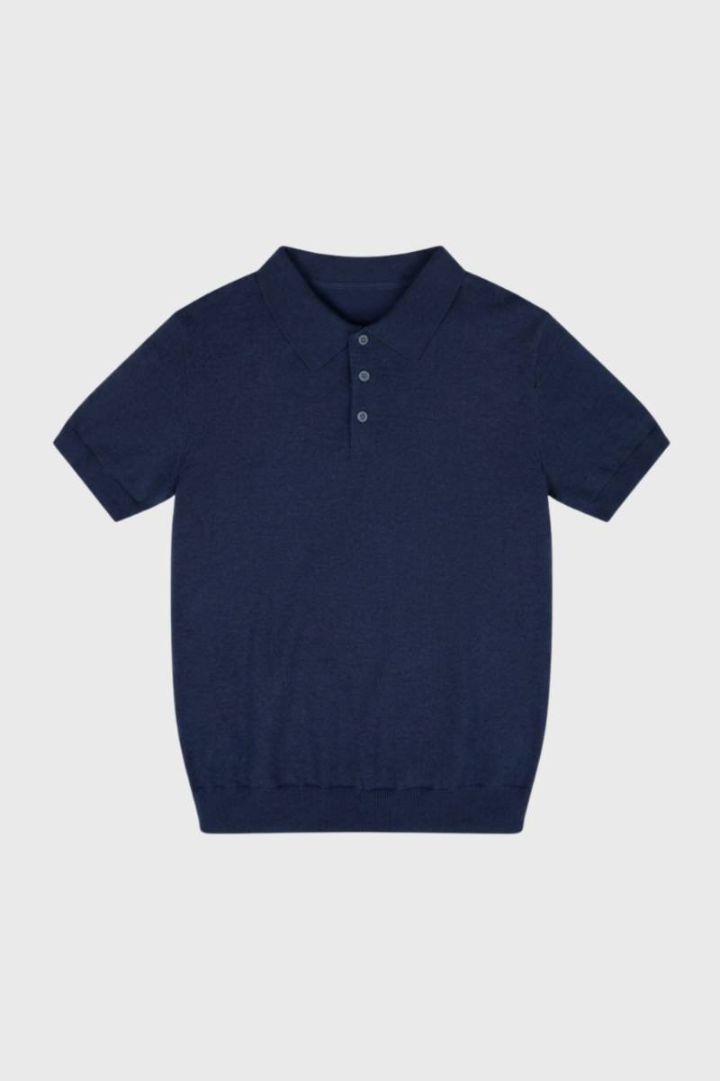 Men's Classic Polo Shirt with Button Closure