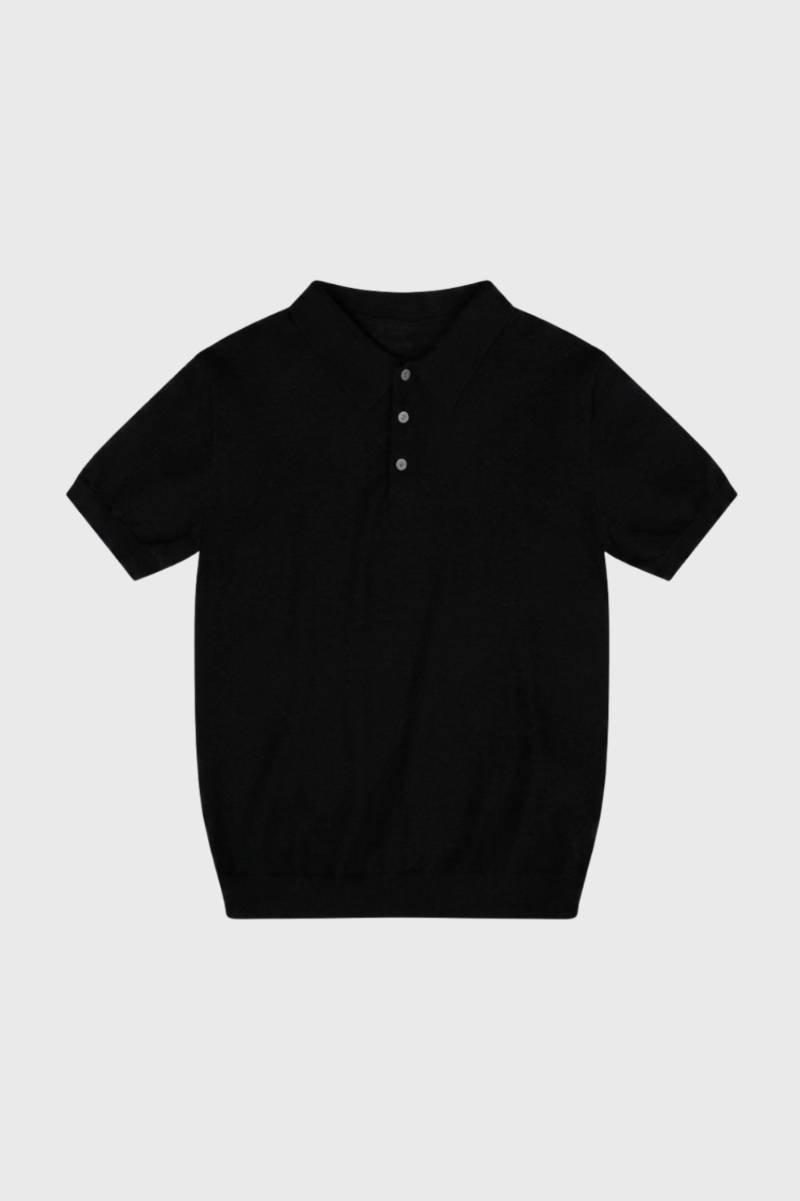 Men's Classic Polo Shirt with Button Closure