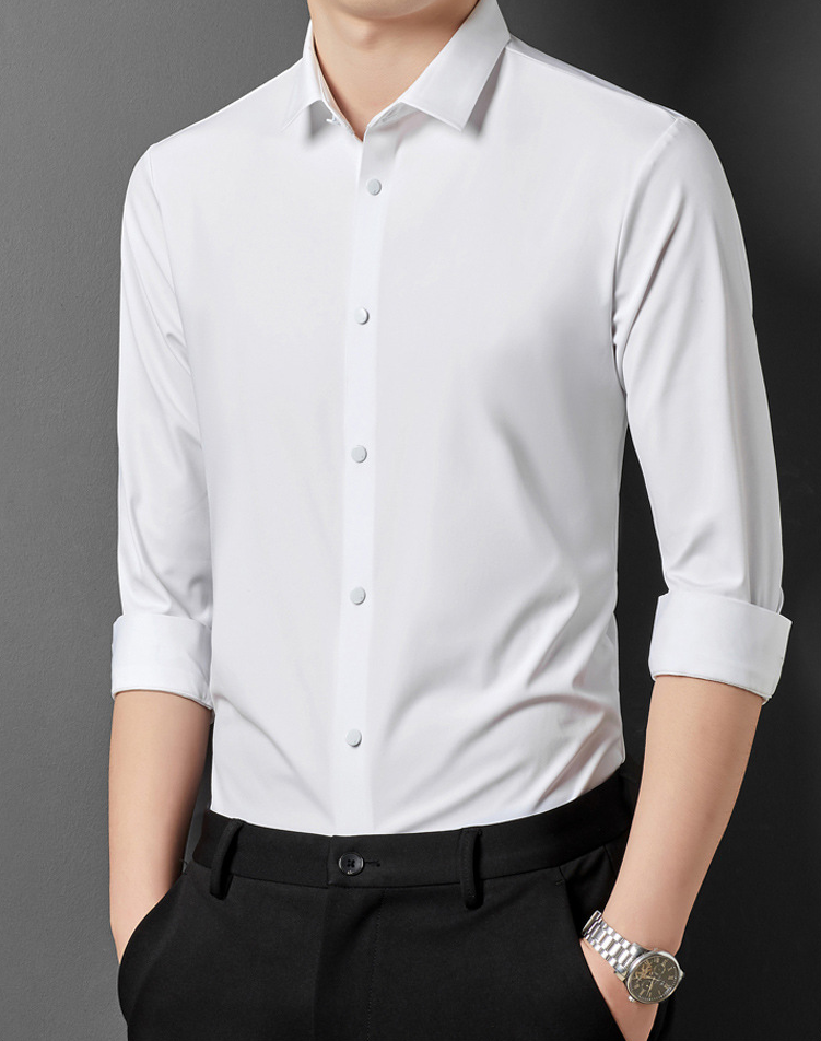 Men's Wrinkle-Resistant Stretch Dress Shirt