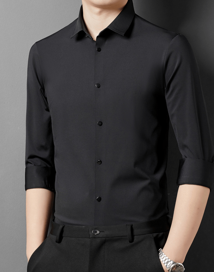 Men's Wrinkle-Resistant Stretch Dress Shirt