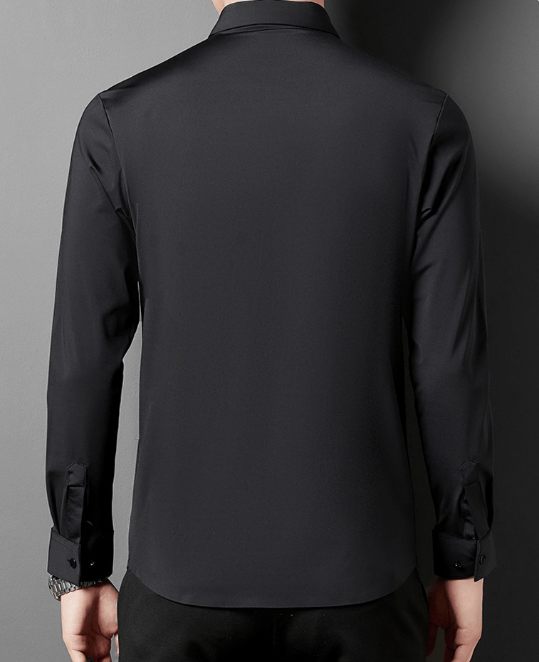 Men's Wrinkle-Resistant Stretch Dress Shirt