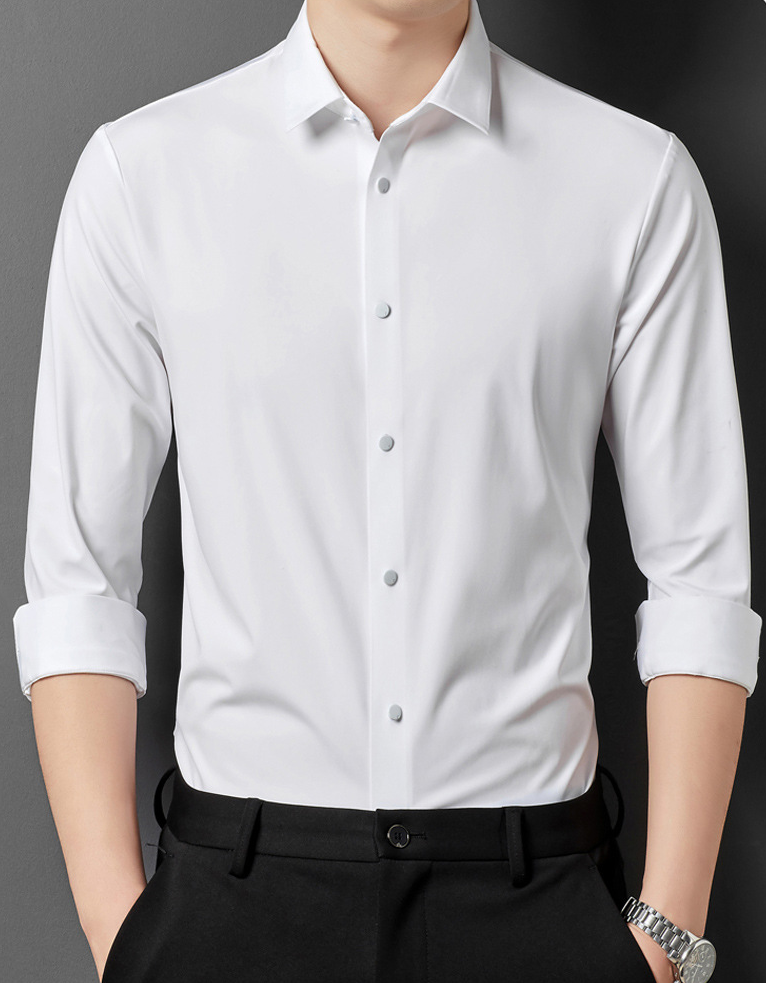 Men's Wrinkle-Resistant Stretch Dress Shirt