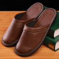 Men's Leather Slippers – Stylish Comfort