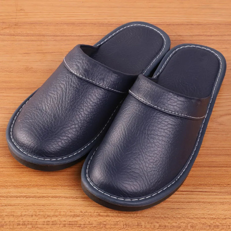 Men's Leather Slippers – Stylish Comfort