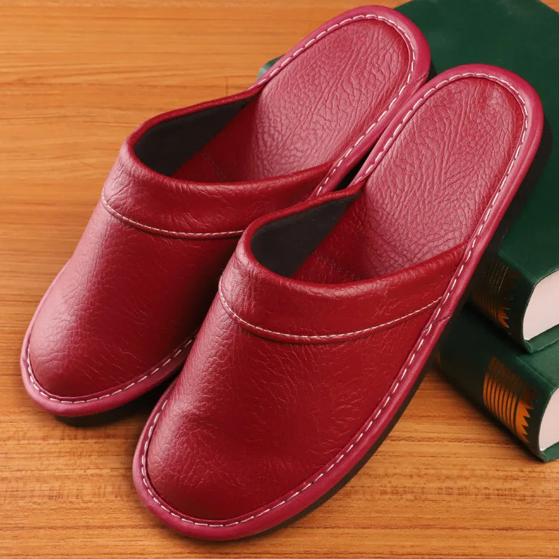 Men's Leather Slippers – Stylish Comfort