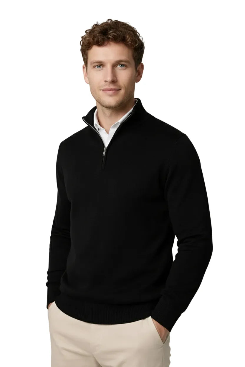 Men's Half Zip Sweater for Cold Weather Comfort 1