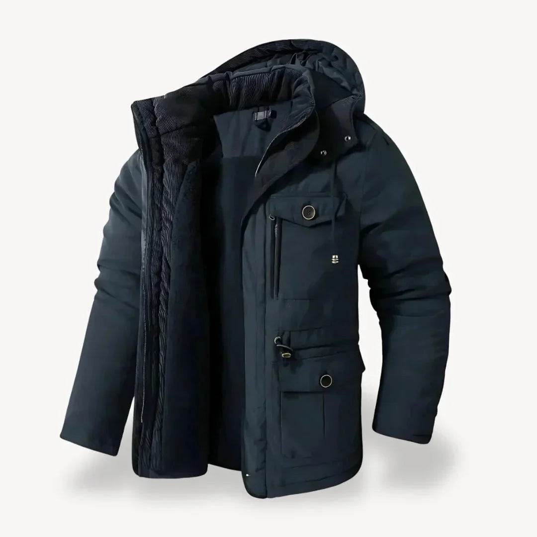 Men's Heavy-Duty Winter Jacket with Insulated Lining 5