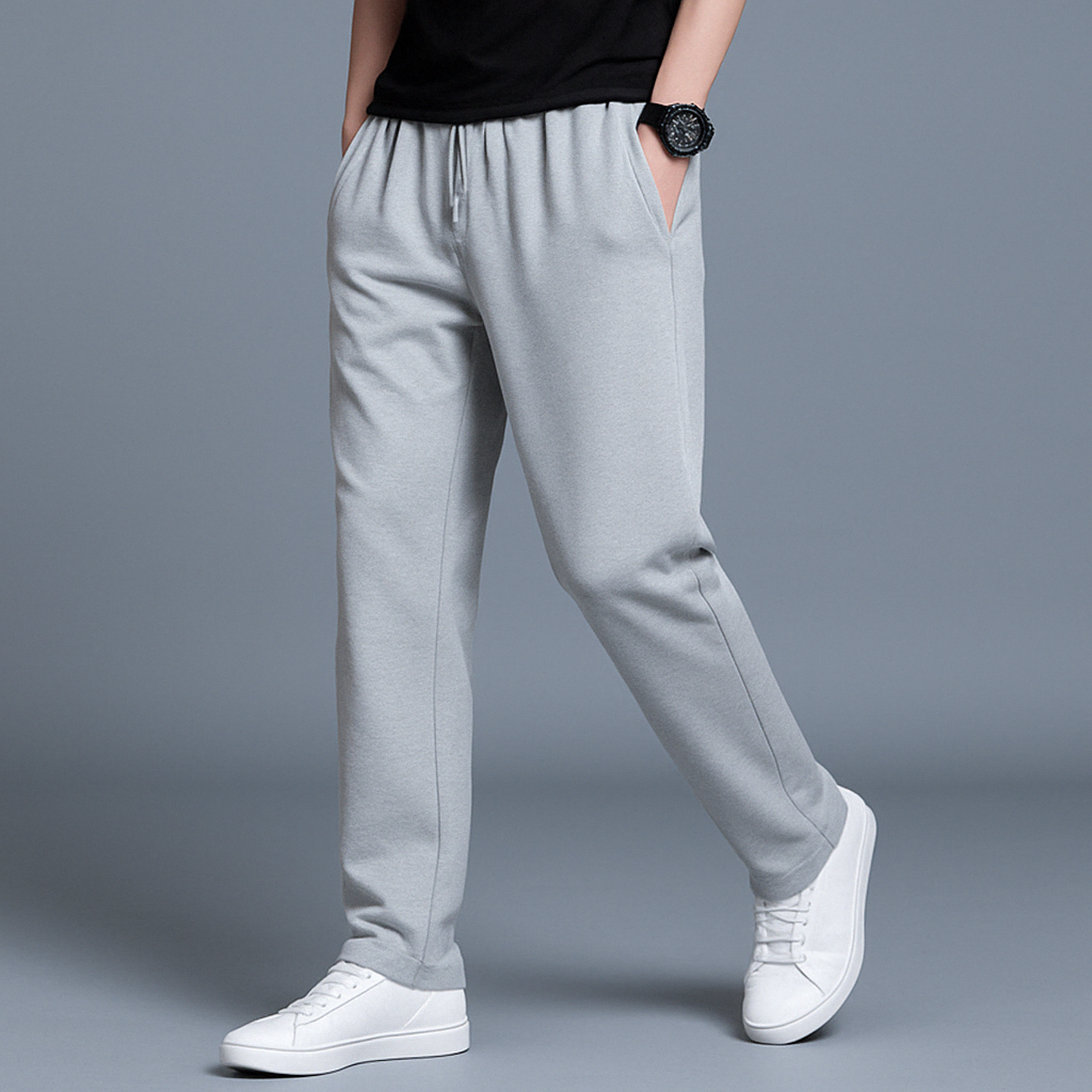 Men's Jogger Pants – Comfortable Wide-Leg Fit for Relaxation and Light Activities