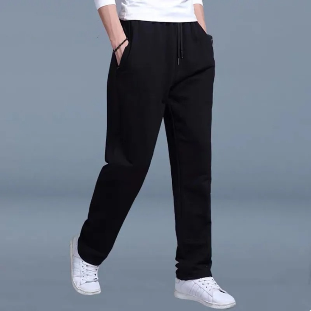 Men's Jogger Pants – Comfortable Wide-Leg Fit for Relaxation and Light Activities