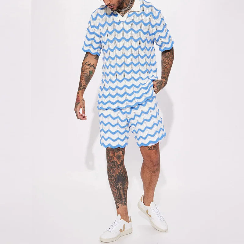 Men's Knitted Summer Set