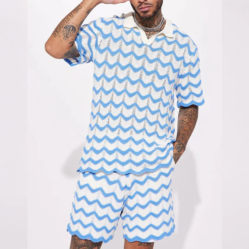 Men's Knitted Summer Set