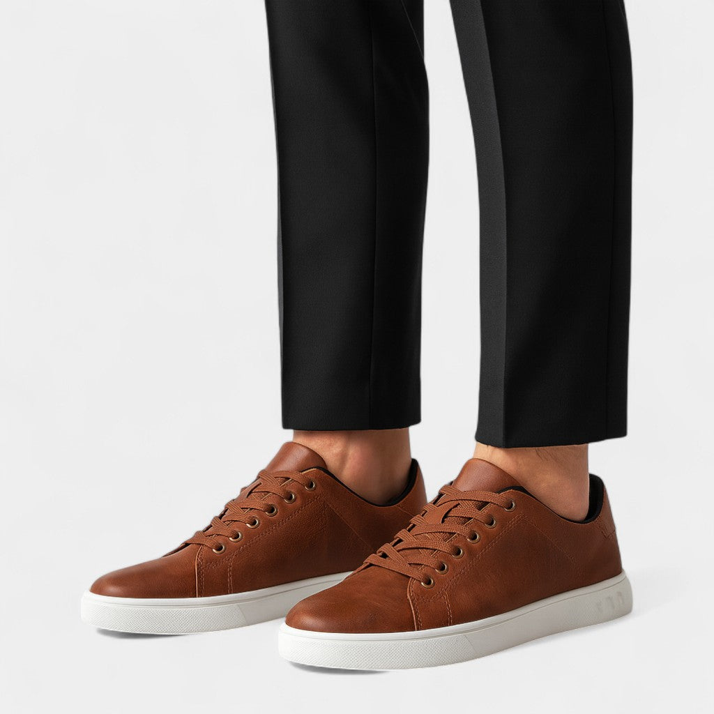 Men's Leather Lace-Up Shoes for Casual and Formal Wear