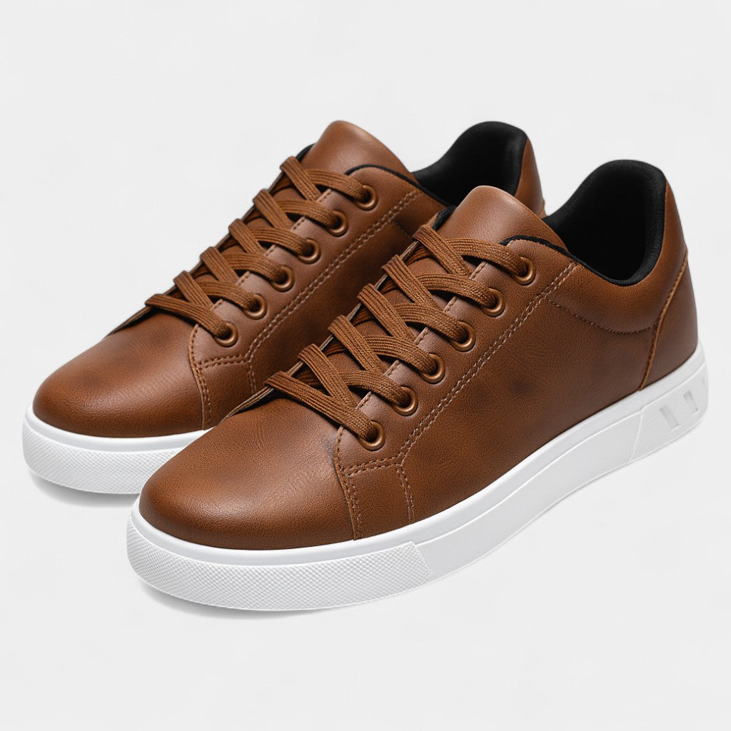 Men's Leather Lace-Up Shoes for Casual and Formal Wear