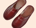 Men's Leather Slippers – Stylish Comfort for Autumn and Winter