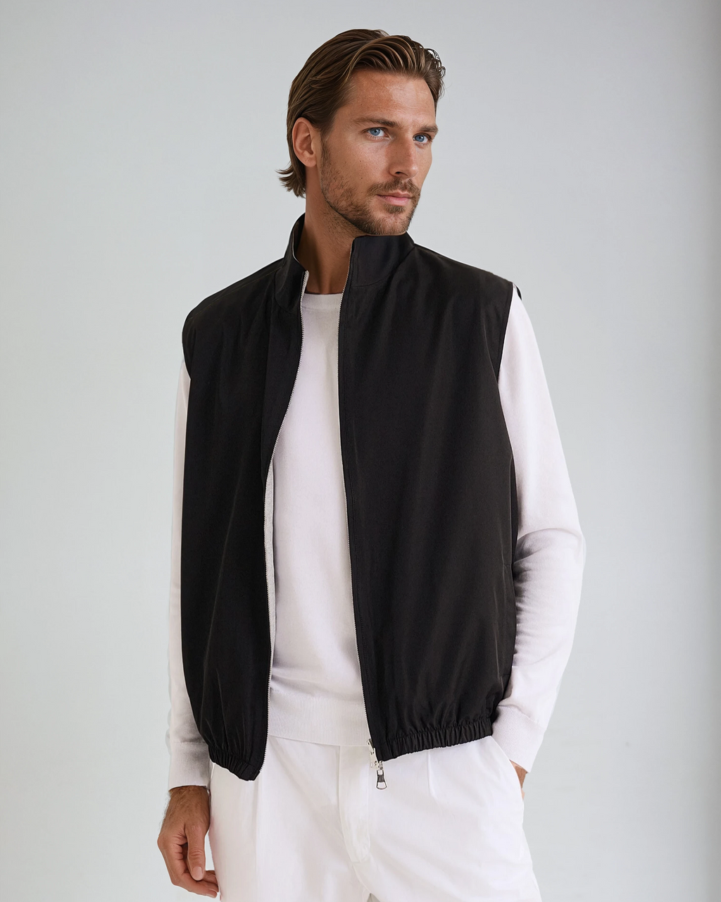Men's Lightweight  Vest for Layered Comfort