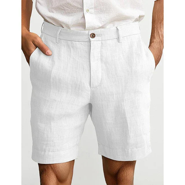 Men's Linen Chino Shorts for Casual Summer Style