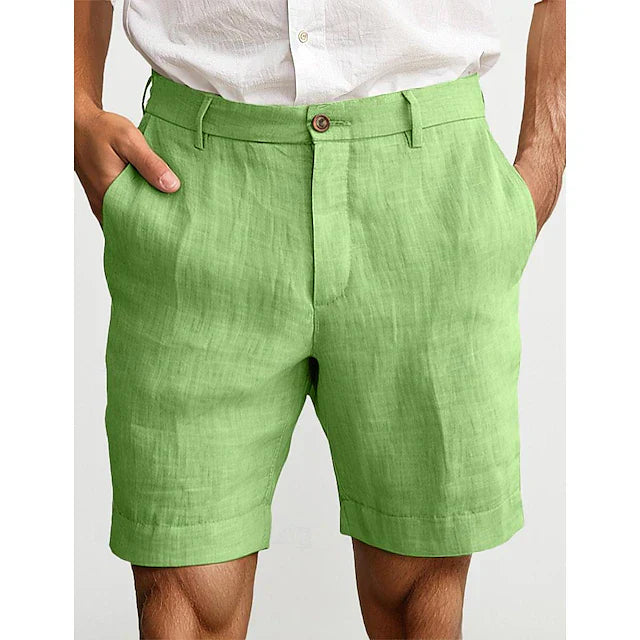 Men's Linen Chino Shorts for Casual Summer Style