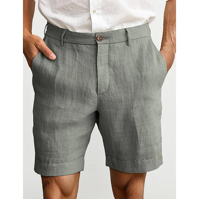 Men's Linen Chino Shorts for Casual Summer Style