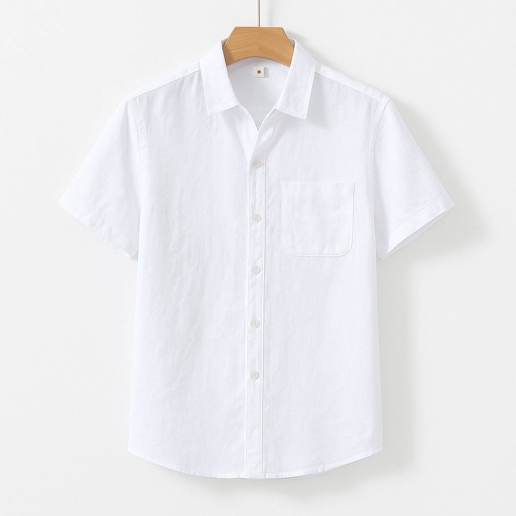 Men's Linen Short Sleeve Shirt