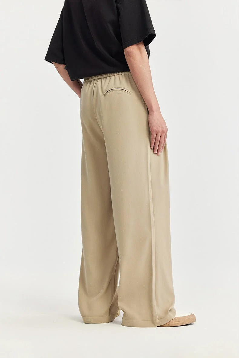 Men's Linen Wide Leg Drawstring Trousers 6