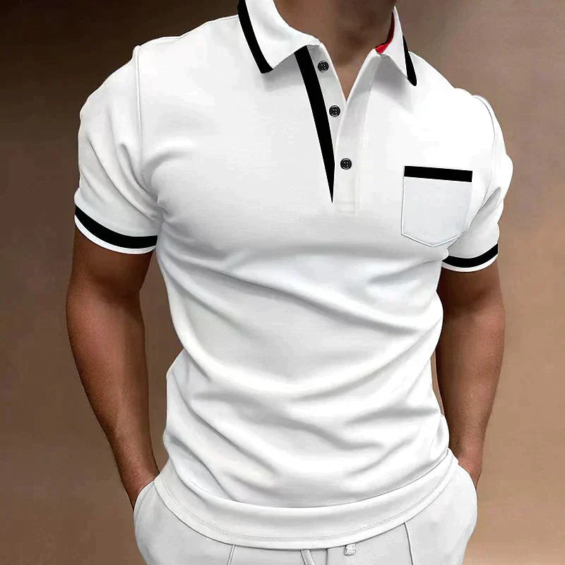 Men's Casual Short Sleeve Polo Shirt