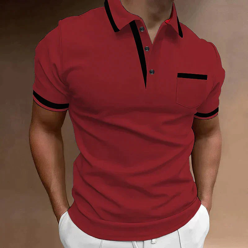 Men's Casual Short Sleeve Polo Shirt