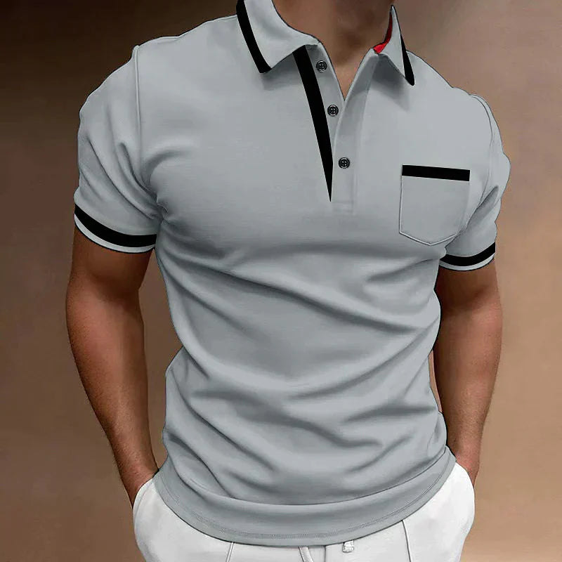 Men's Casual Short Sleeve Polo Shirt