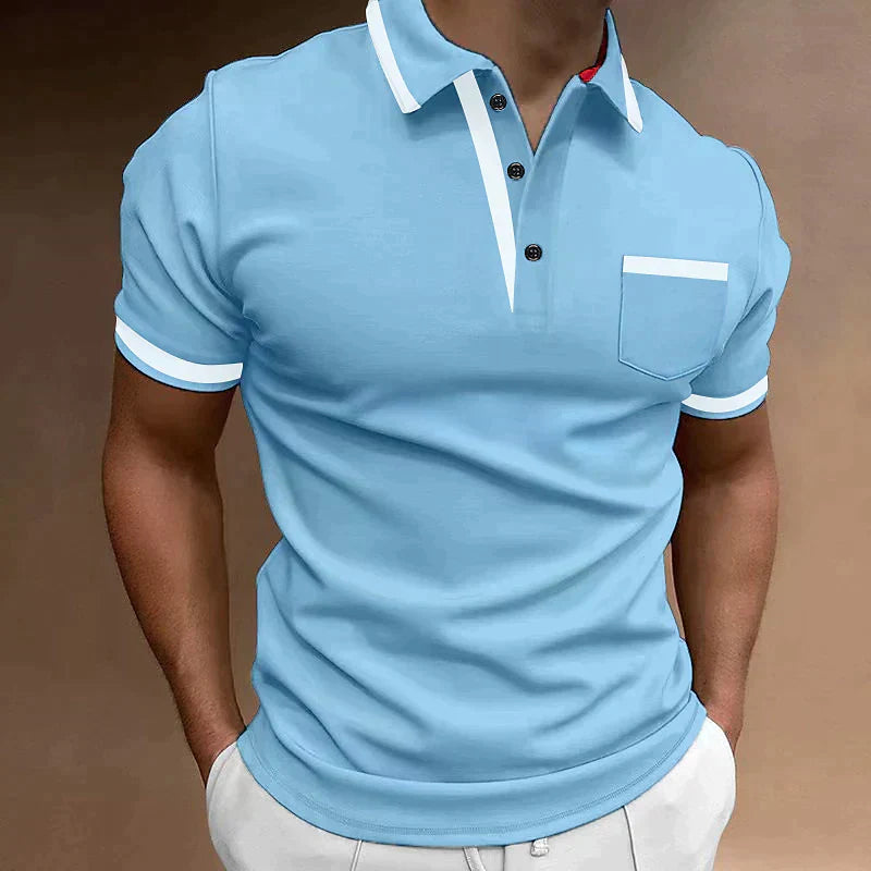 Men's Casual Short Sleeve Polo Shirt