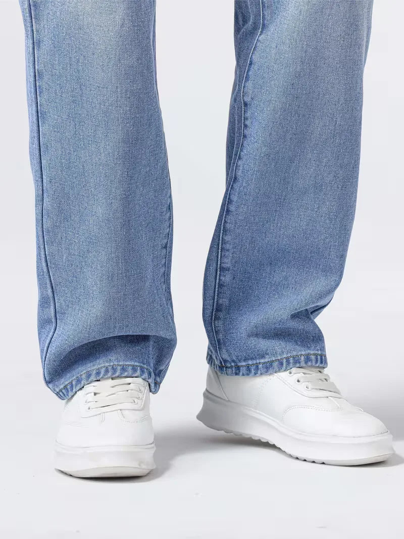 Men's Loose Fit Straight Leg Jeans