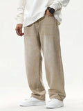 Men's Loose Fit Wide Leg Jeans for Casual Style