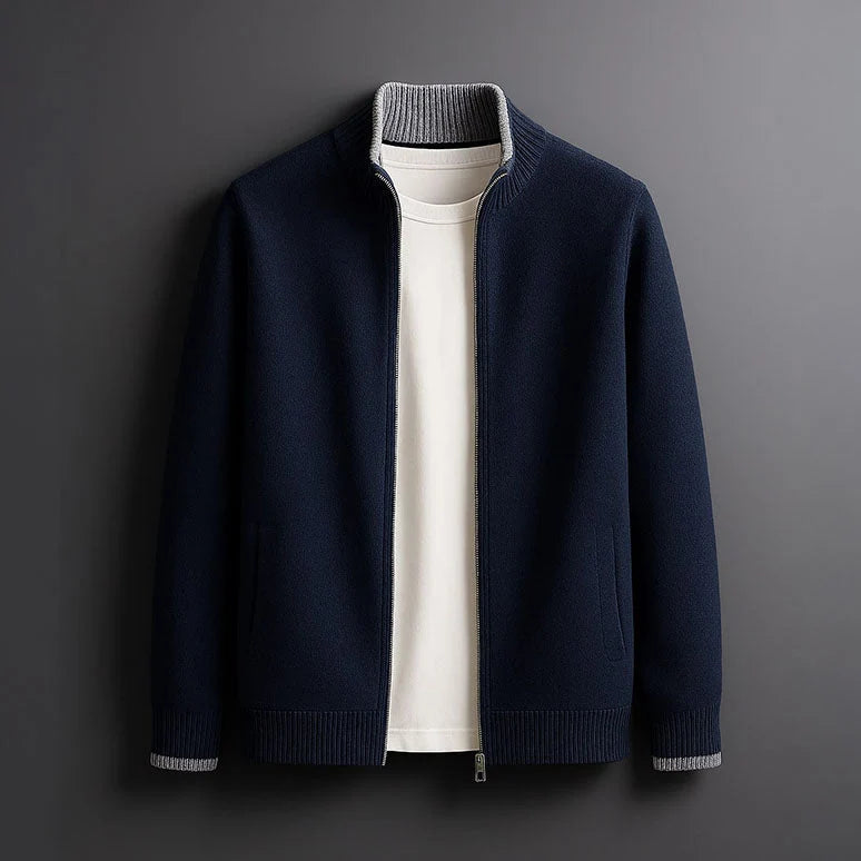 Men's Wool Cardigan Relaxed Fit