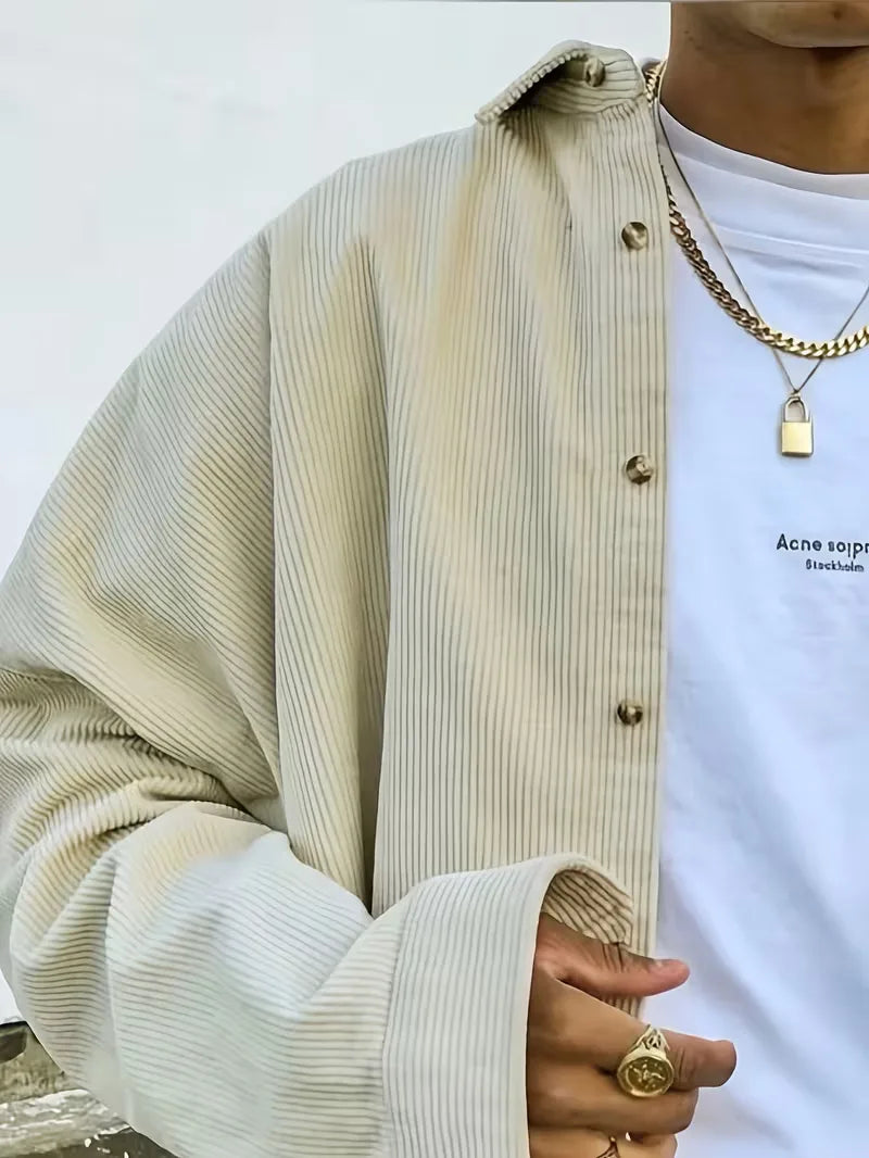 Men's Oversized Corduroy Jacket