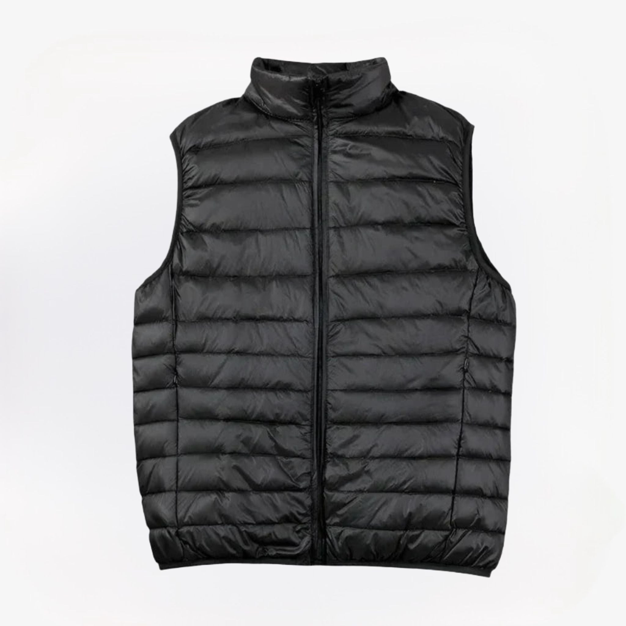 Men's Padded Body Warmer with Zipper Pockets