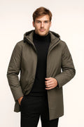 Men's Parka Jacket – Water-Repellent Design for Stylish Cold Weather Protection