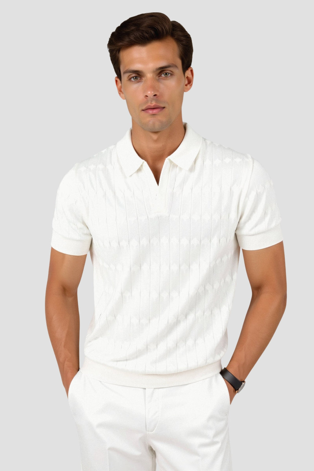 Men's Breathable Classic Polo Shirt