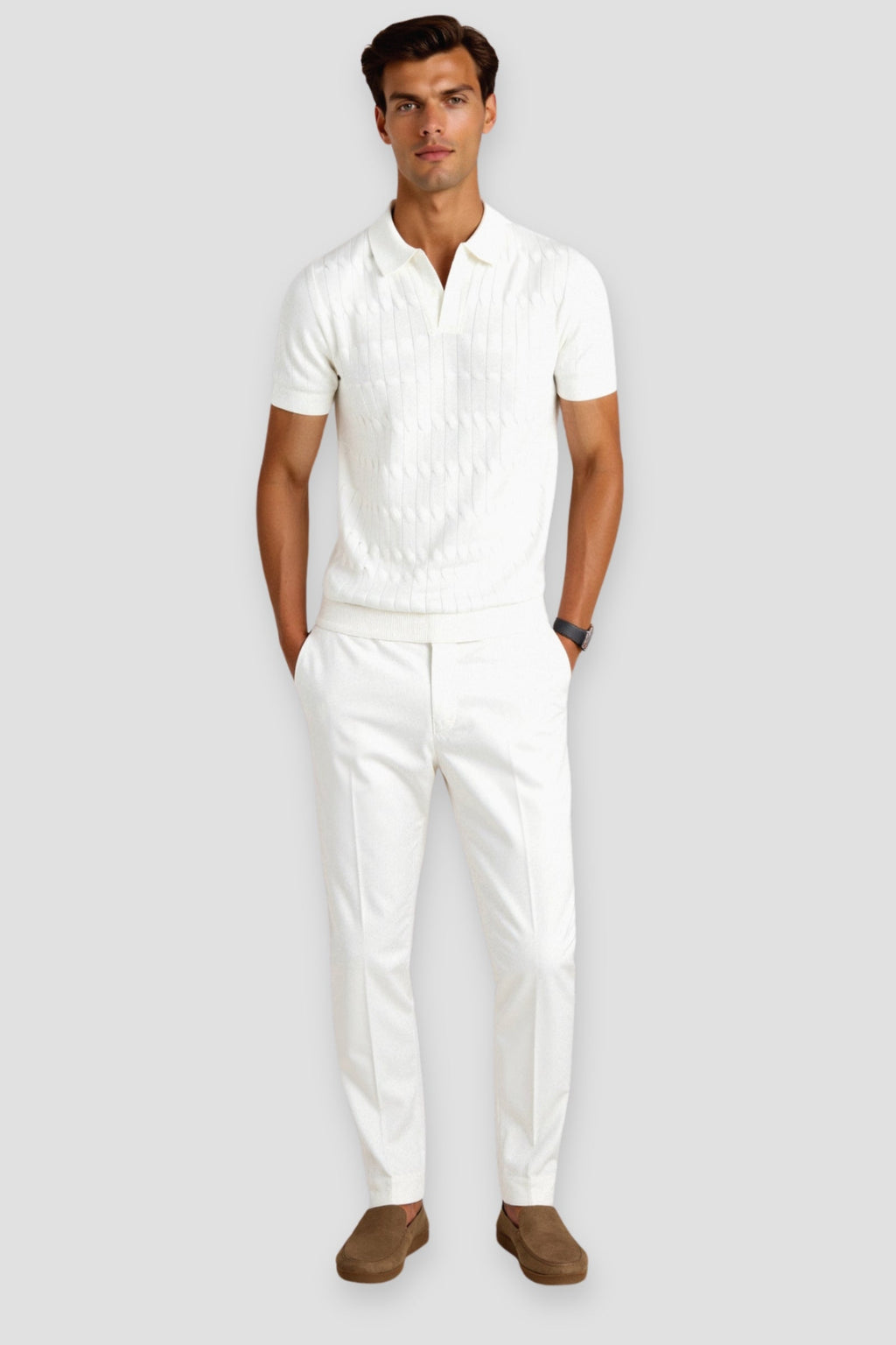 Men's Breathable Classic Polo Shirt