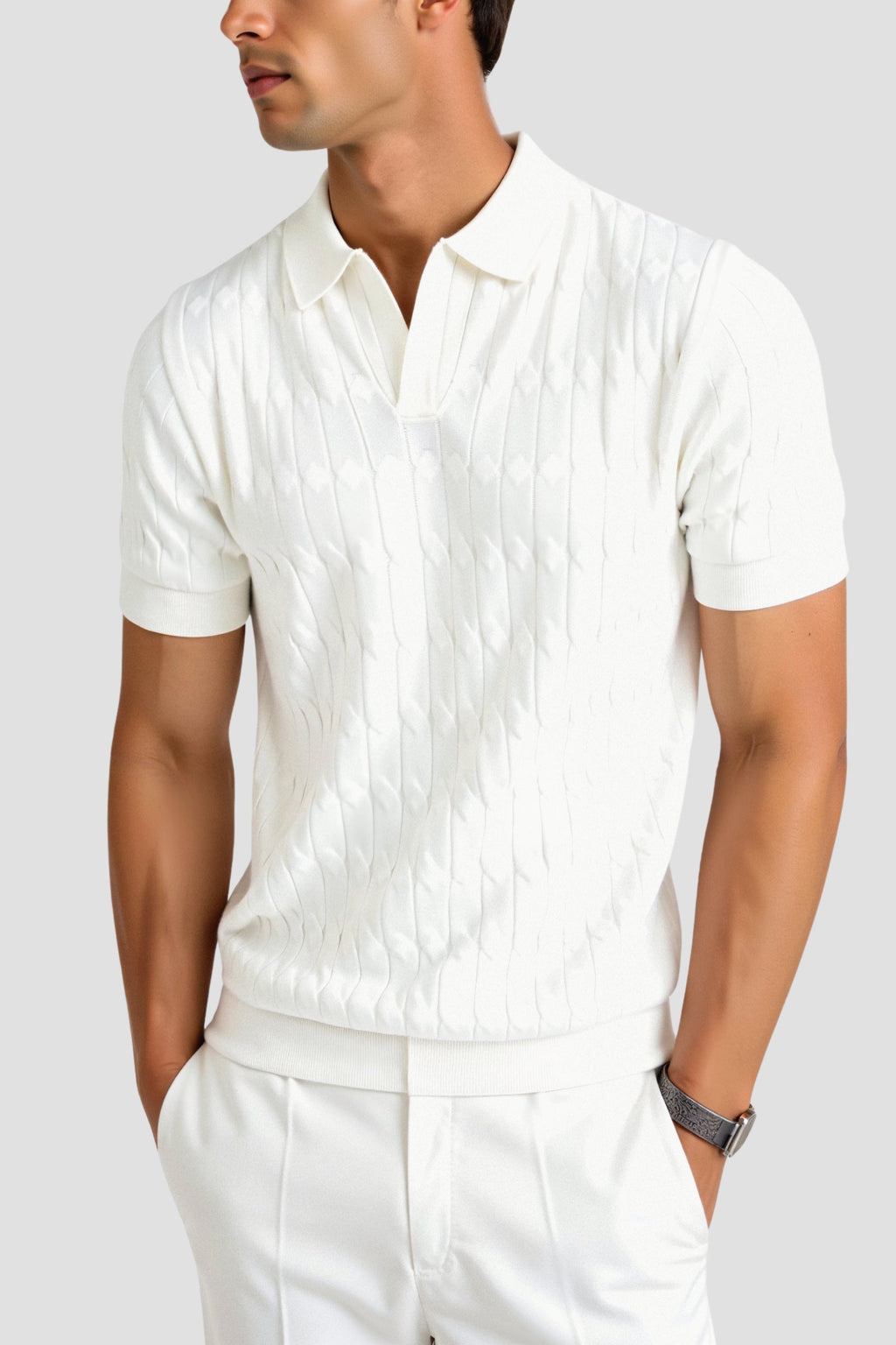 Men's Breathable Classic Polo Shirt