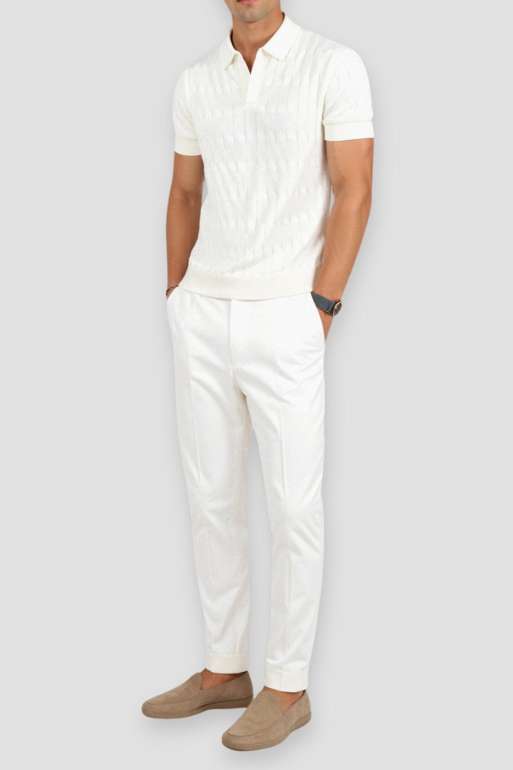 Men's Breathable Classic Polo Shirt