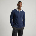 Men's Polo Sweater with Classic Collar - Comfortable Fit