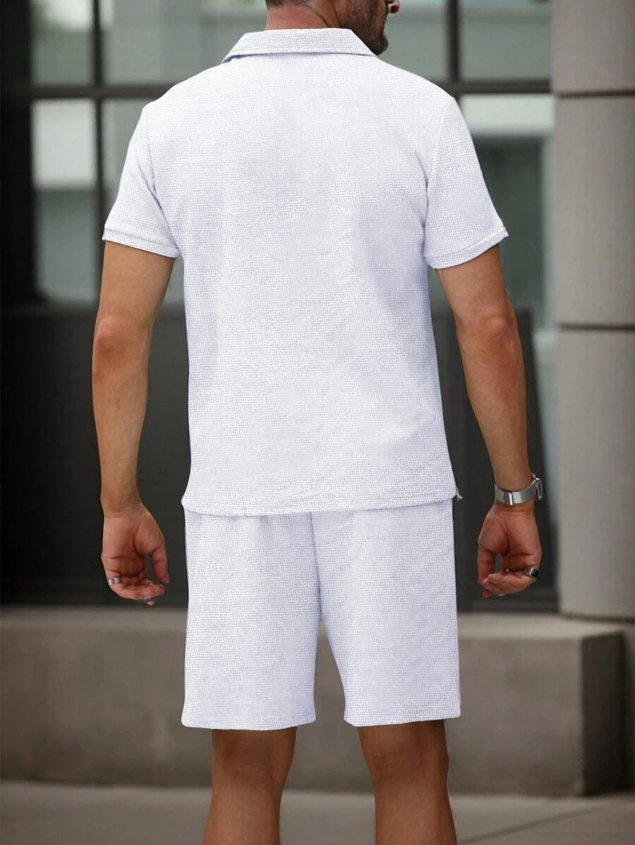 Men's Polo and Shorts Set