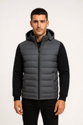 Men's Quilted Hooded Puffer Jacket