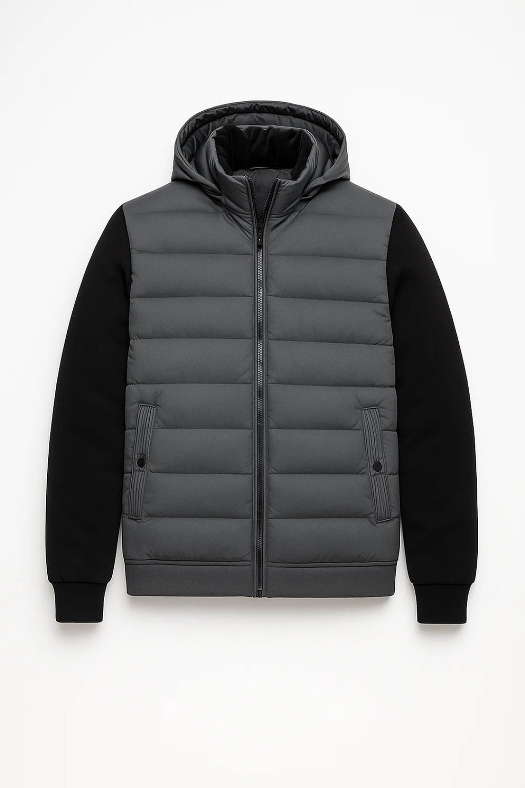 Men's Quilted Hooded Puffer Jacket