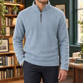 Men's Quarter Zip Sweater Fleece Long Sleeve Pullover 0