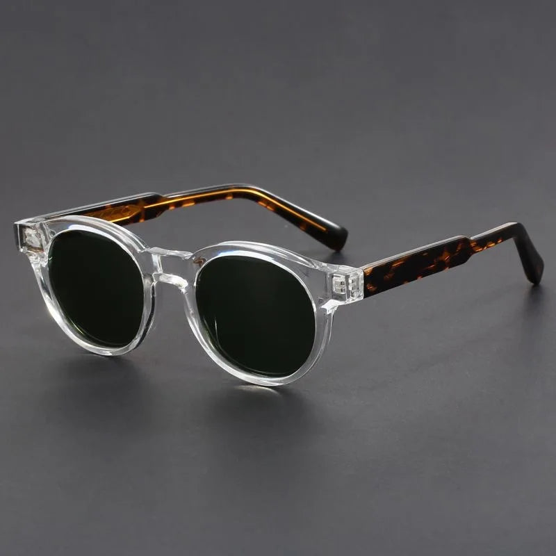 Men's Retro Round Sunglasses