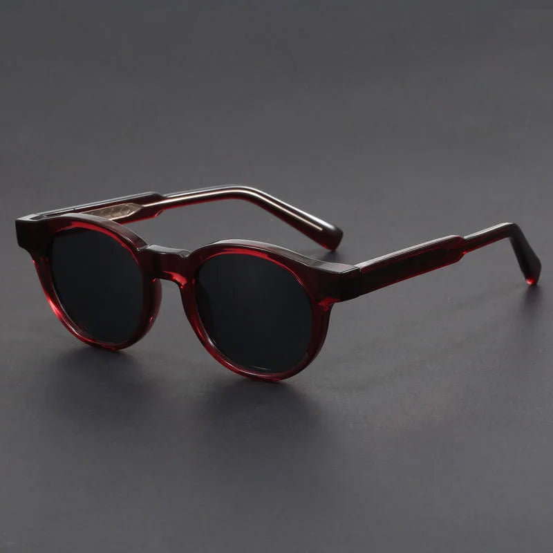 Men's Retro Round Sunglasses