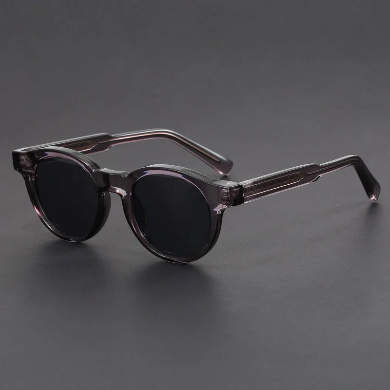 Men's Retro Round Sunglasses