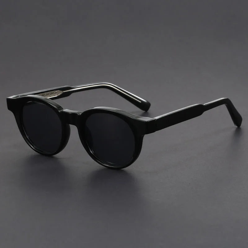 Men's Retro Round Sunglasses