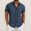 Men's Breathable Short-Sleeved Shirt